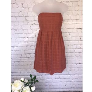 Socialite Strapless Cotton Dress